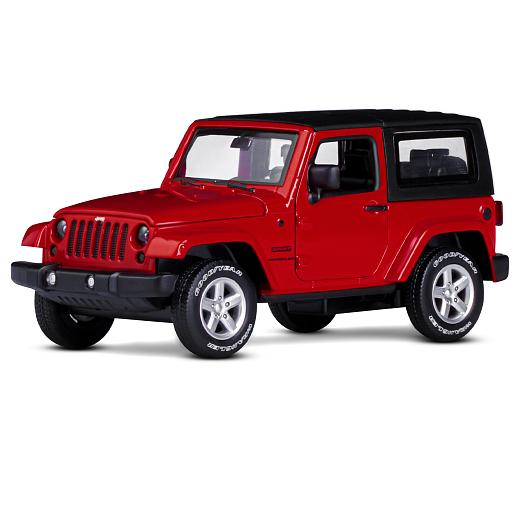 ТМ "Автопанорама" Машинка металлическая 1:32 Jeep Wrangler, красный, откр. Двери и капот, свет, звук, инерция, в/к 17,5*13,5*6,5 см в Джамбо Тойз #2