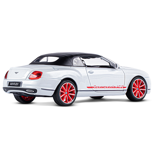 ТМ "Автопанорама" Машинка металлическая 1:24 Bentley Continental Supersports ISR, белый, откр. двери, капот и багажник, свет, звук, свободный ход колес, в/к 24,5*12,5*10,5 см в Джамбо Тойз #10