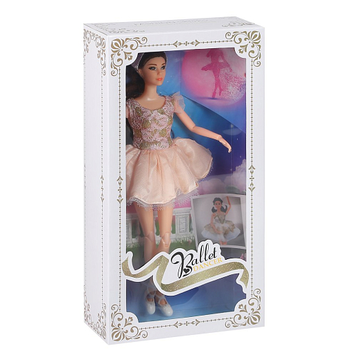 Кукла "Балерина", с шарнирными руками и ногами в кремовом платье, в/к 17*8*32,5 см в Джамбо Тойз #6
