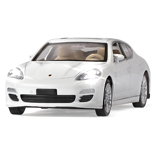 ТМ "Автопанорама" Машинка металлическая 1:32  Porsche Panamera S,белый, свет, звук, откр. двери, инерция, в/к 17,5*13,5*9 см в Джамбо Тойз #2
