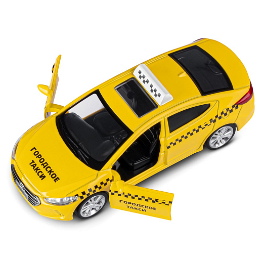 ТМ "Автопанорама" Машинка металлическая 1:40 HYUNDAI ELANTRA, ГОРОДСКОЕ ТАКСИ, откр. двери, инерция, 17,5*12,5*6,5 см в Джамбо Тойз #10