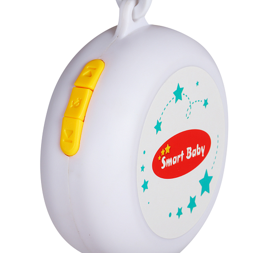Мобиль на кроватку ТМ "Smart Baby" музыкальная карусель с мягкими игрушками, со звуком, на батарейках, в/к 38х6,5х28,5 см в Джамбо Тойз #11
