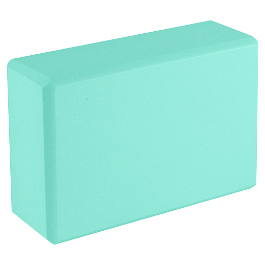 Блок для йоги, мятный,   23х15х8 см, 250г,  EVA в Джамбо Тойз