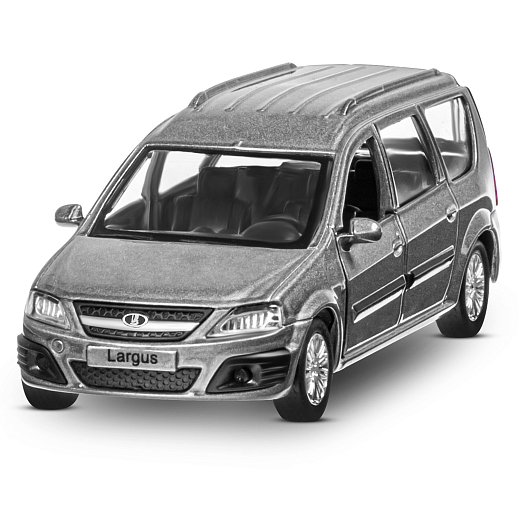 ТМ "Автопанорама" Машинка металлическая 1:43, LADA LARGUS серая, откр. 2 двери., инерция в Джамбо Тойз #5