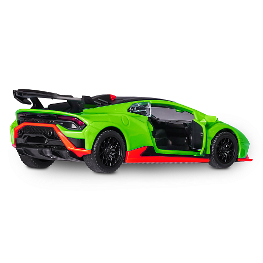 ТМ "Автопанорама" Машинка металл. 1:40 Lamborghini STO, зеленый, инерция, откр. двери, в/к 17,5*12,5*6,5 см в Джамбо Тойз #7