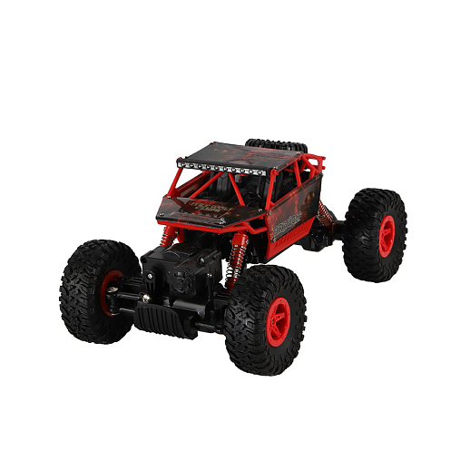 Машинка на радиоуправлении Краулер AUTODRIVE, 1:18, 2.4G, 4WD, с зарядкой, 5 каналов: вперед/назад, повороты, преодоление препятствий, цвет красный, в/к 32*18*23см в Джамбо Тойз #6