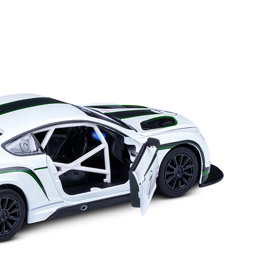 ТМ "Автопанорама" Машинка металл 1:24 Bentley Continental GT3 Concept, белый, свободный ход колес, откр. двери, капот, свет, звук, в/к 24,5*12,5*10,5 см в Джамбо Тойз #15