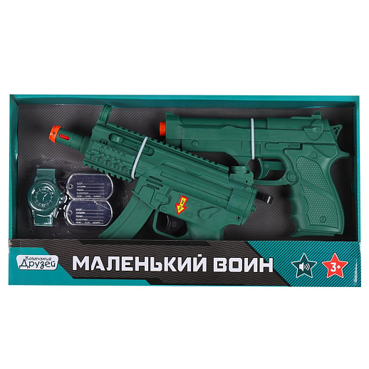 ТМ "КОМПАНИЯ ДРУЗЕЙ", Серия "Маленький воин", Набор "Полиция" со звуком, в/к 38*4,5*20,5 см в Джамбо Тойз #3