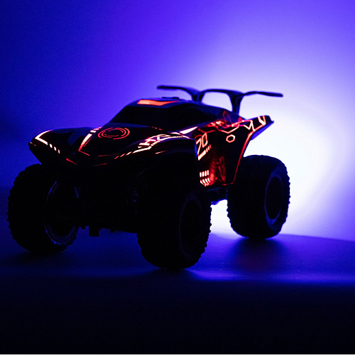 AUTODRIVE Р/У краулер с функцией пара,1:12,3D подсветка корпуса и пульта,4WD,цвет красный,в/к 38,5×21,5×18,5см в Джамбо Тойз #16