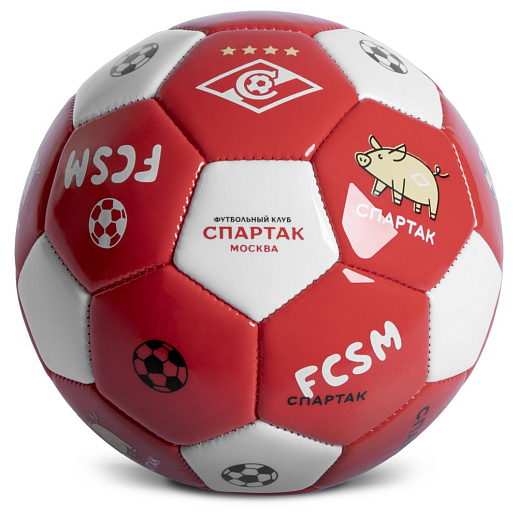 Мяч футбольный ФК Спартак, размер 2, TPU, в/п в Джамбо Тойз #3