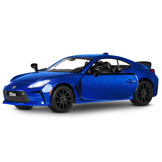 Игрушка для детей: Машинка металлическая1:28 Toyota, цвет синий, свет, звук, инерция, артикул JB1251783 в Джамбо Тойз #6