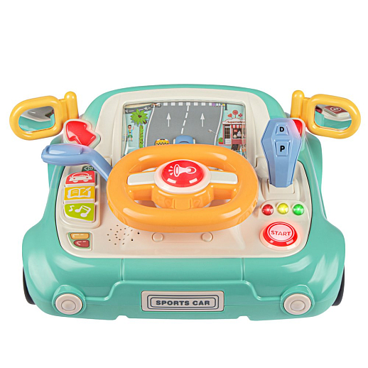 ТМ "Smart Baby" Руль, свет, Шаинский, русская озвучка, цвет зеленый, в/к 29,7х13х27,5 см в Джамбо Тойз #14