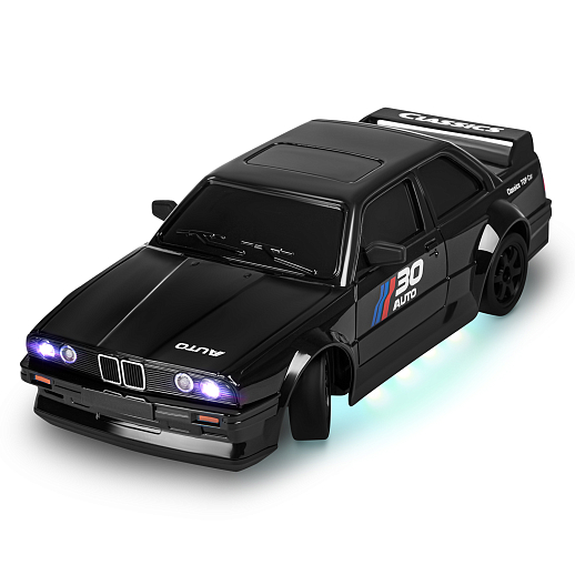 Р/у машинка для дрифта М1:24,2.4GHz,4WD,сменные шины 4шт., конусы 4шт.,свет,с аккум.,цвет черный,в/к 22,4х14,5х10,8см в Джамбо Тойз #10