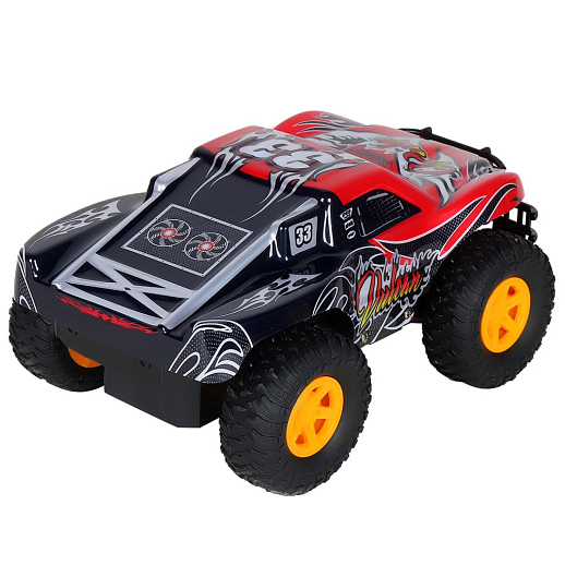 Р/У AUTODRIVE Монстр-трак с 3D подсветкой корпуса,М1:16,4 канала,с аккум,цв.красный, в/к 31,5*16,5*17см в Джамбо Тойз #5