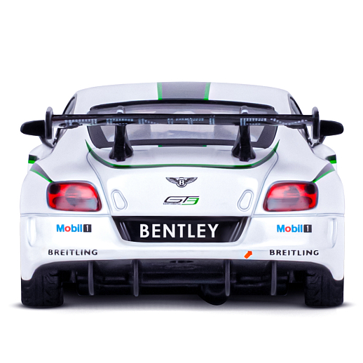 ТМ "Автопанорама" Машинка металлическая 1:32 Bentley Continental GT3, белый, свет, звук, откр. двери и капот, инерция, в/к 17,5*13,5*9 см в Джамбо Тойз #12