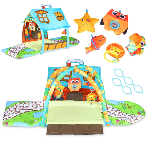 ТМ "Smart Baby" Коврик развивающий "Ферма", в/к 64,5х10х47 см в Джамбо Тойз #7