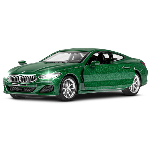 ТМ "Автопанорама" Машинка металл. 1:35 BMW M850i Coupe, зеленый, откр. двери, свет, звук, инерция в/к 18*9*13,5 см в Джамбо Тойз #7