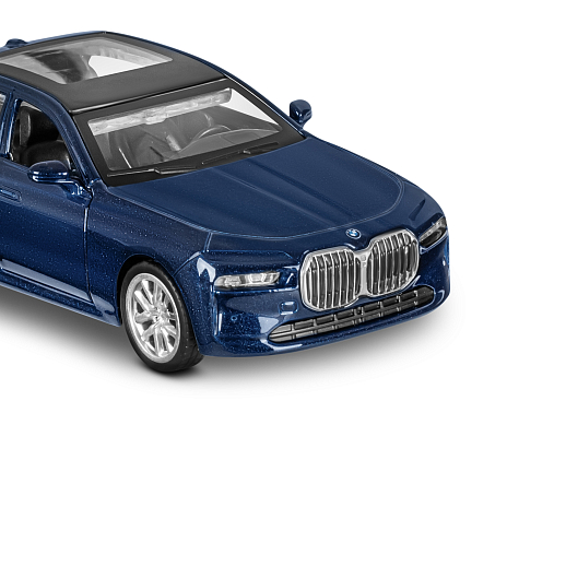 ТМ "Автопанорама" Машинка металл. 1:47 BMW I7, голубой, инерция, откр. двери, в/к 17,5*12,5*6,5 см в Джамбо Тойз #16