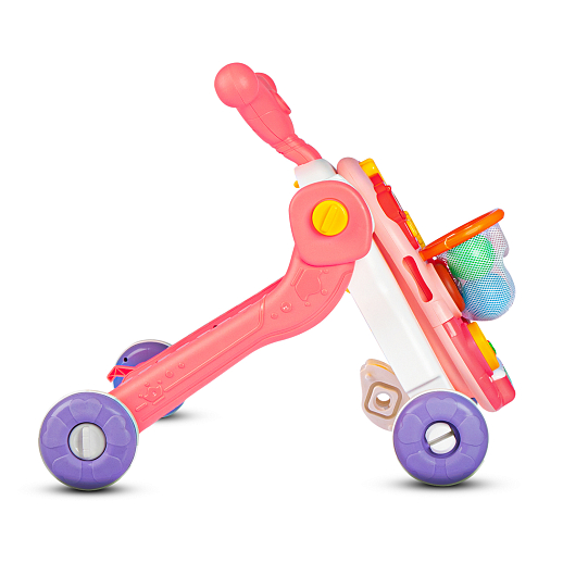 Ходунки 6 в 1: игровой столик,каталка с ручкой/без, со свет.и звук эффект., в/к 46,5*15*37 см в Джамбо Тойз #4