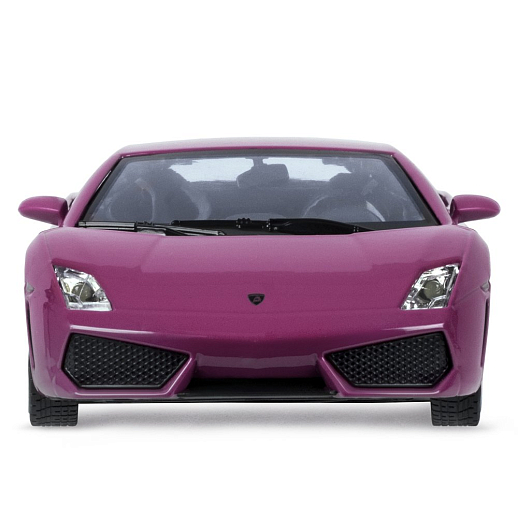 ТМ "Автопанорама" Машинка металлическая 1:24 Lamborghini Gallardo, розовый, откр. двери и багажник, свет, звук, свободный ход колес, в/к 24,5*12,5*10,5 см в Джамбо Тойз #17