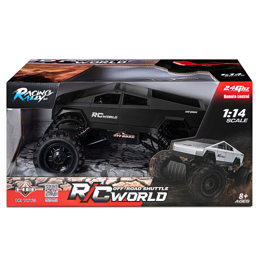 Р/У краулер,М1:14, 2.4GHz, 4WD, свет.эффекты, цвет матовый черный,в/к 49,5*27,7*31см в Джамбо Тойз #6
