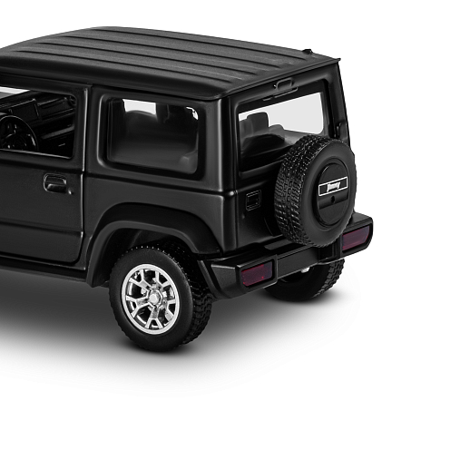 Машинка металлическая 1:32 Suzuki Jimny 2018, черный, тюнинг, откр. двери, свободный ход колес, в/к 23,5*10*4 см в Джамбо Тойз #15