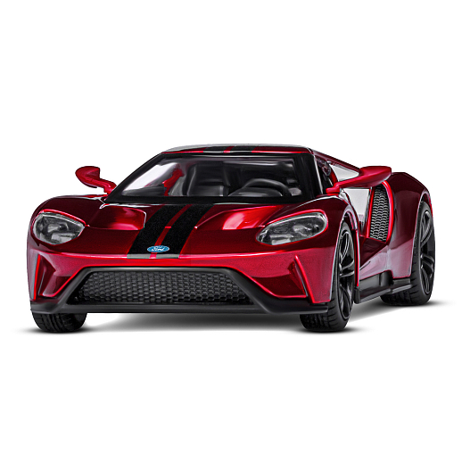 ТМ "Автопанорама" Машинка металлическая 1:32 Ford GT, красный, откр. двери, свет, звук, инерция, в/к 19*9*7 см в Джамбо Тойз #14