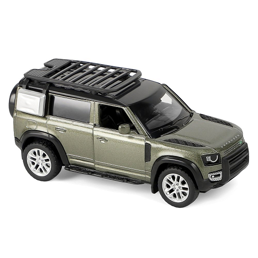 ТМ "Автопанорама" Машинка металл. 1:43 2020 Land Rover Defender 110, оливковый, инерция, откр. двери, в/к 17,5*12,5*6,5 см в Джамбо Тойз #15