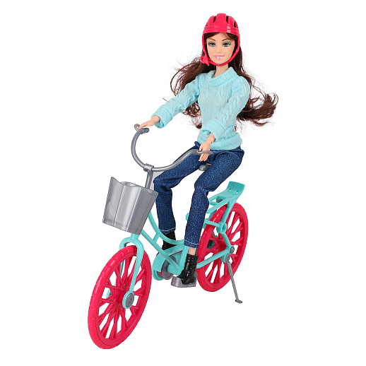 Кукла, в компл.велосипед, аксесс., в ассорт., в/к 31х10х33 см в Джамбо Тойз #3