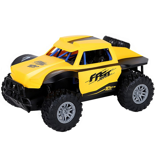 AUTODRIVE Р/У Скоростной внедорожник,М1:16,2.4GHz,4 канала,цвет желтый,аккум.в компл., в/к 30*17*14,2 см в Джамбо Тойз #3