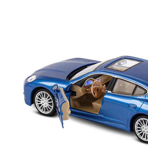ТМ "Автопанорама" Машинка металлическая 1:24 Porsche Panamera S, синий, откр. двери, капот и багажник, свет, звук, свободный ход колес, в/к 24,5*12,5*10,5 см в Джамбо Тойз #15