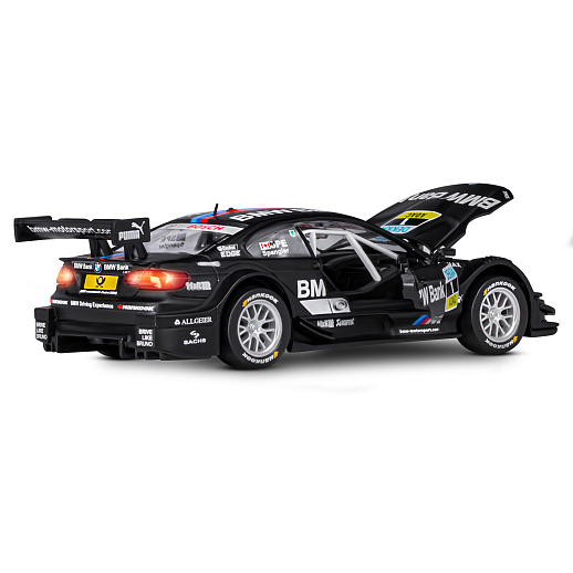ТМ "Автопанорама" Машинка металлическая 1:32 BMW M3 DTM, черный, свет, звук, откр. двери и капот, в/к 17,5*13,5*9 см в Джамбо Тойз #17