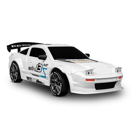 Р/у машинка для дрифта М1:24,2.4GHz,4WD,сменные шины 4шт., конусы 8шт.,свет,с аккум.,цвет белый,в/к 22,5*22,5*7,5см в Джамбо Тойз #9