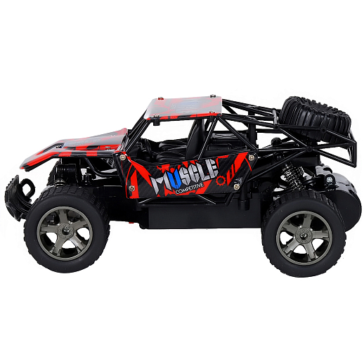 AUTODRIVE Р/у скоростной багги, М1:18, до 15км/ч, 2,4GHz,  аккум.в компл., цвет красный, в/к 31*19,2*14,3см в Джамбо Тойз #4