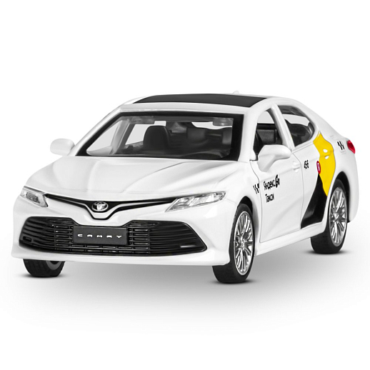 Яндекс Go Машинка металлическая 1:43 Toyota Camry, белый, инерция, откр. двери, 17,5*12,5*6,5 см в Джамбо Тойз #3