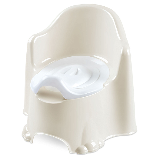 ТМ "Smart Baby" Горшок детский № 5  бежевый 31,5х35х31,5 см в Джамбо Тойз