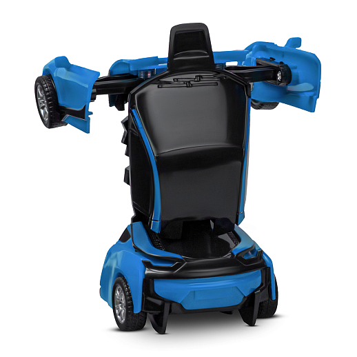 Машинка-робот фрикционная,трансформация в робота одной кнопкой,синяя, в/к 13,5*6,5*4,5 см в Джамбо Тойз #4