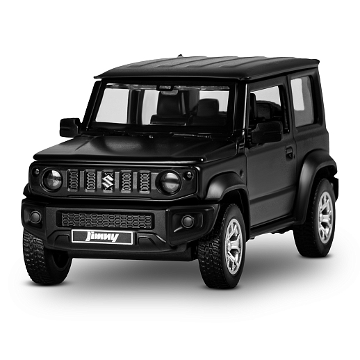 Машинка металлическая 1:32 Suzuki Jimny 2018, черный, тюнинг, откр. двери, свободный ход колес, в/к 23,5*10*4 см в Джамбо Тойз #5