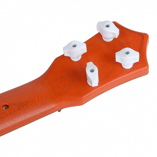 Гитара детская четырехструнная, пластик, цвет оранжевый, в/к 17*6*48 см в Джамбо Тойз #3