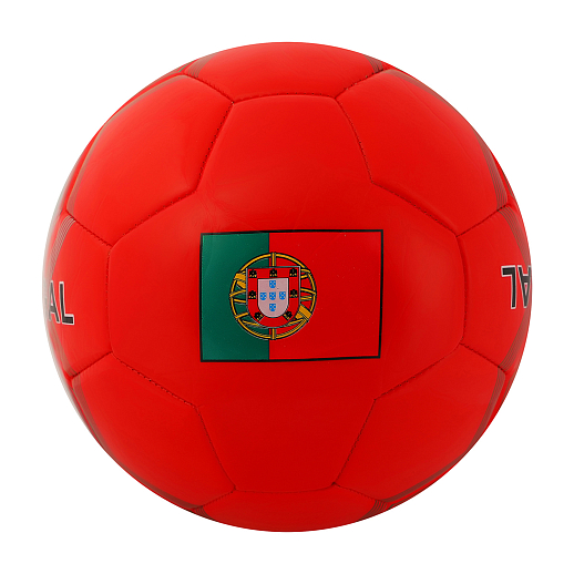 Мяч футбольный "Португалия", 3-слойный, ПВХ, сшитые панели, 280г, размер 5, диаметр 22см																														 в Джамбо Тойз #2