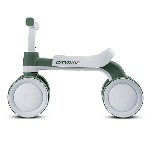 Беговел CITYRIDE, рама пластик, колеса пластик, музыка Шаинского, свет, зеленый-серый, в/к в Джамбо Тойз #5
