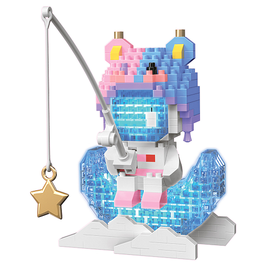 Конструктор "Близнецы" 516 дет., с удочкой, светом, голубой,  в/п в Джамбо Тойз #2