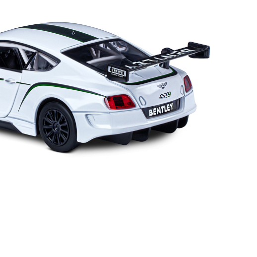 ТМ "Автопанорама" Машинка металл 1:24 Bentley Continental GT3 Concept, белый, свободный ход колес, откр. двери, капот, свет, звук, в/к 24,5*12,5*10,5 см в Джамбо Тойз #18