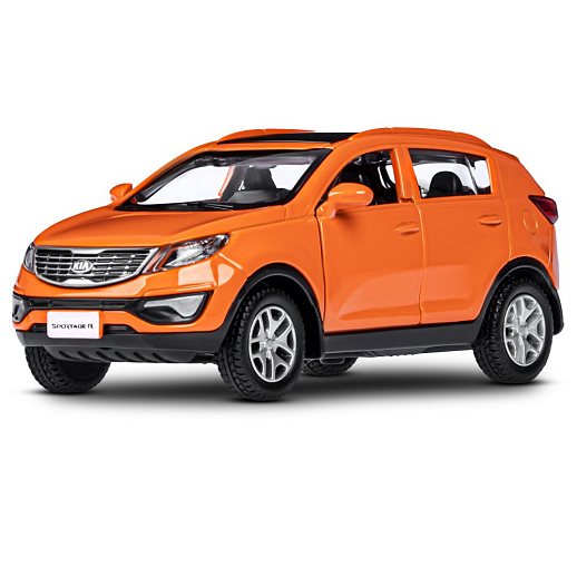 ТМ "Автопанорама" Машинка металлическая 1:39 KIA SPORTAGE R, оранжевый, инерция, в/к 17,5*12,5*6,5 см в Джамбо Тойз #2
