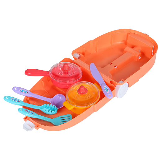 Набор игрушечной посуды, в компл.6 предметов, в чемодане с ручкой 14,8*8,5*19см в Джамбо Тойз #3