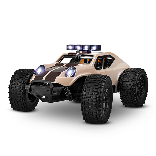 Р/У скоростной внедорожник,2.4GHz,М1:20,с аккум,цвет бежевый с коричн.полосами,в/к 25,4*10,7*15,5см в Джамбо Тойз #7