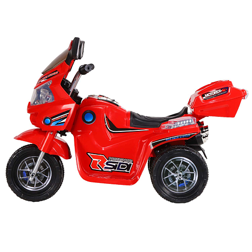 Мотоцикл на аккум., 6V4.5AH*1, звук, свет, размер 90*44*58см, макс. нагрузка 25 кг. Цвет - красный в Джамбо Тойз #3