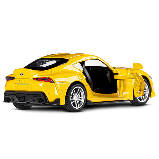 ТМ "Автопанорама" Машинка металлическая 1:38 Toyota GR Supra, желтый, откр. двери, инерция, в/к 17,5*12,5*6,5 см в Джамбо Тойз #13