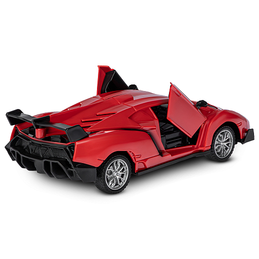 AUTODRIVE 1:24 Р/У машинка,5 каналов,двери откр. с пульта, свет, цвет красный,в/к 28х6,5х12см в Джамбо Тойз #6