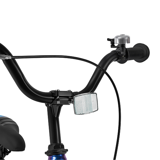 Велосипед CITYRIDE 12", модель CR-B2-07F41, рама сталь, обода сталь, ножной тормоз, балансирные колёса, цвет синий хамелеон в Джамбо Тойз #5